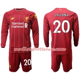 Maillot/Tenue Liverpool Lallana 20 Enfant Domicile 2019/2020 Manche Longue